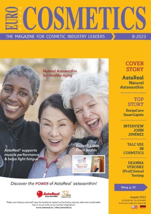 EURO COSMETICS Magazine • The Use of Submicron Lipid Matrix-Encapsulated Actives Offers a Multitude of Advantages for the Overall Performance of Skin Care Formulations • Dr. Sabilla Digel • Dr. Sabilla Digel