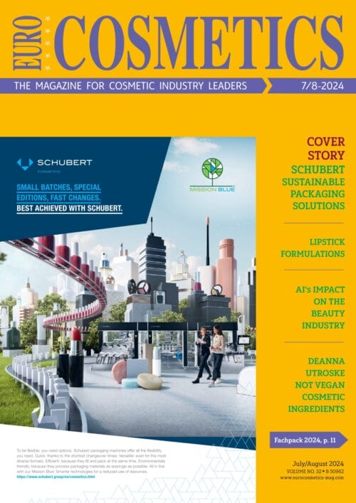 EURO COSMETICS Magazine • Many different approaches for more sustainable packaging solutions • Gerhard Schubert GmbH • Gerhard Schubert GmbH